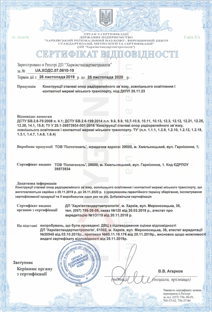 Сертифікати й дозволи