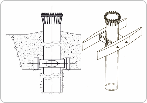 Structural design of the poles, photo 3