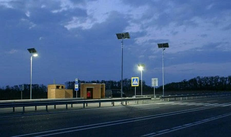 Принцип работы автономного уличного освещения