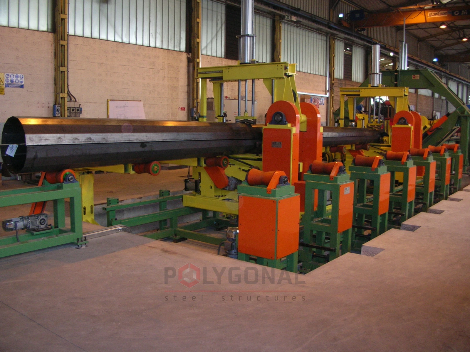 Multi-sided pole production line, photo 6 (example of the equipment we offer)