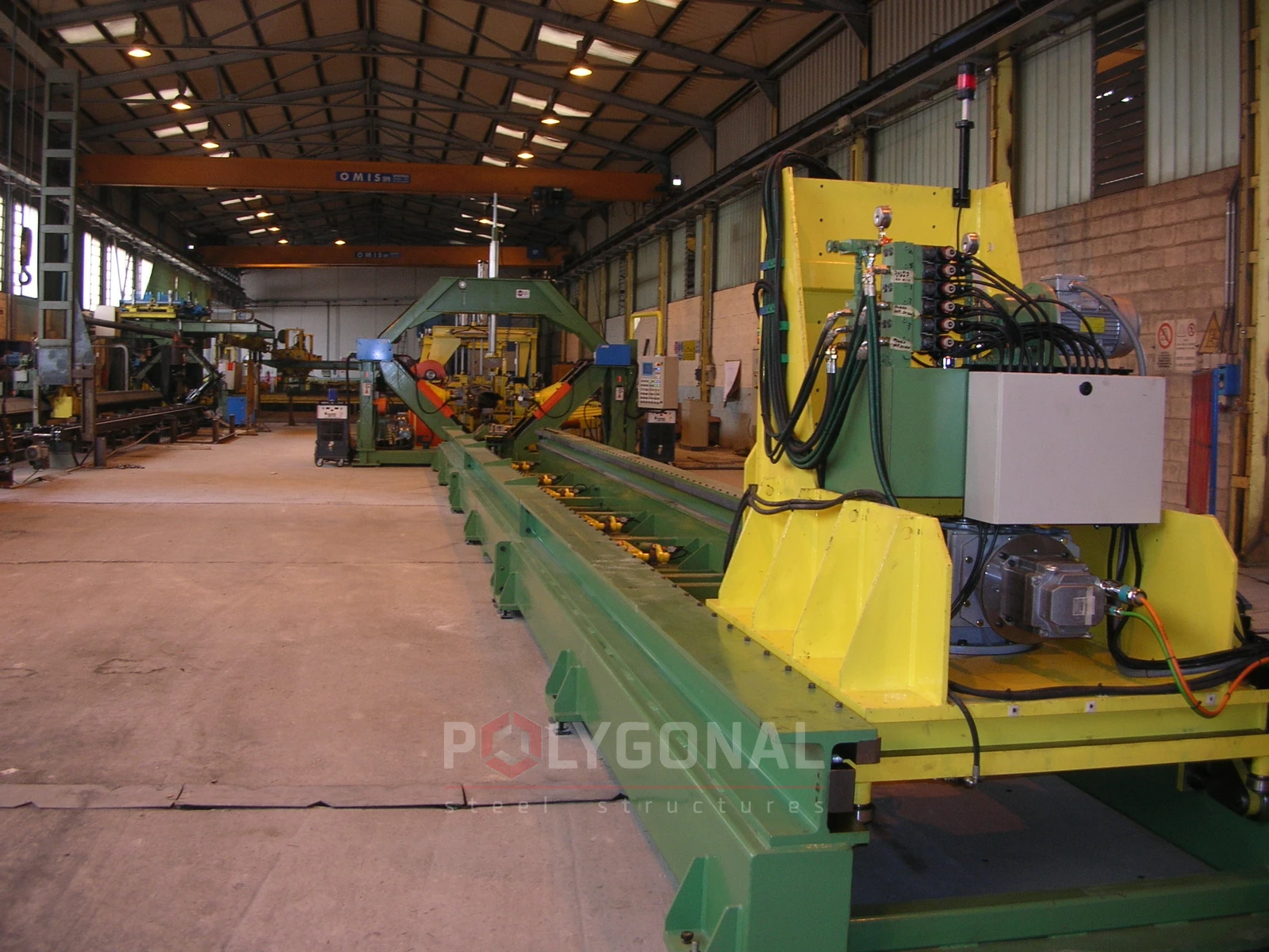 Multi-sided pole production line, photo 8 (example of the equipment we offer)