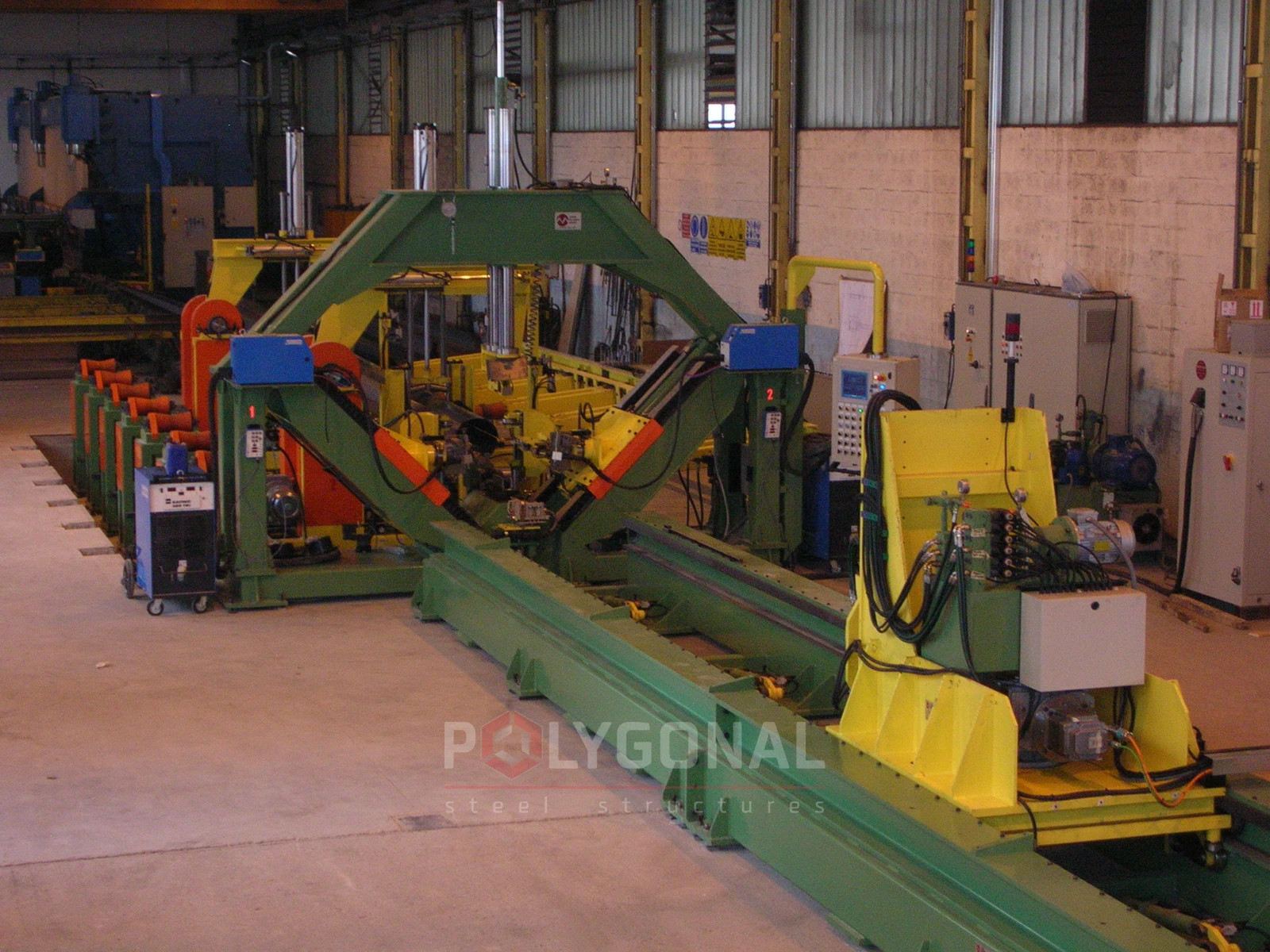 Multi-sided pole production line, photo 9 (example of the equipment we offer)