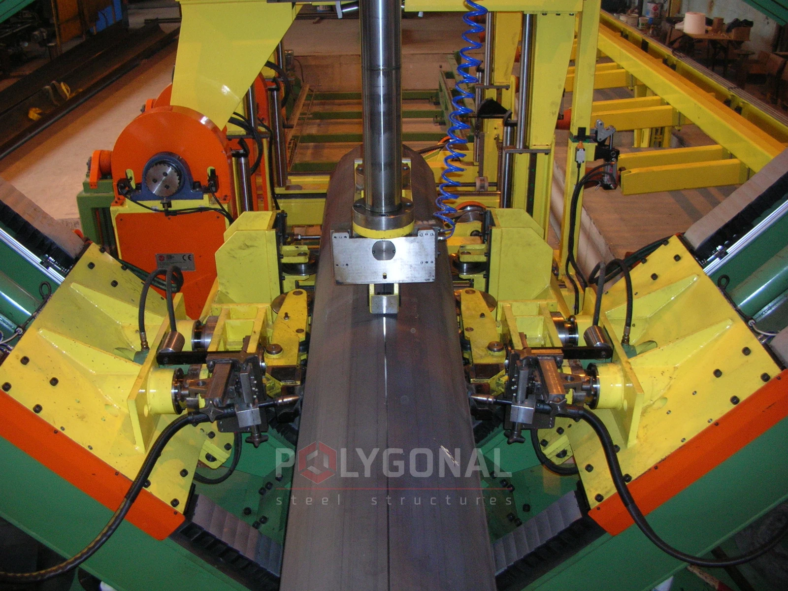 Multi-sided pole production line, photo 10 (example of the equipment we offer)