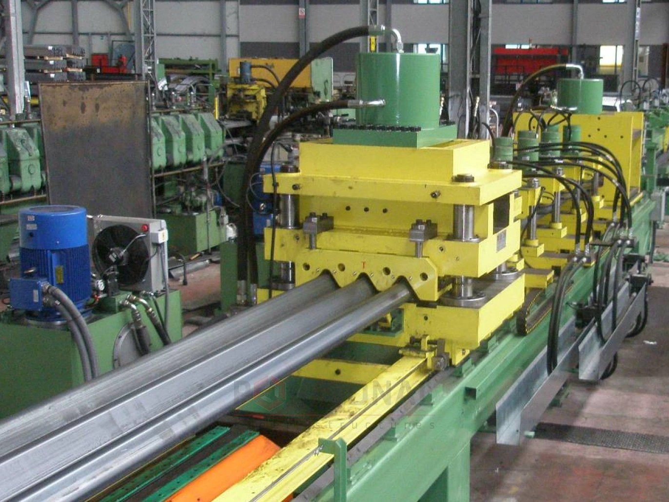 Road barrier manufacturing equipment